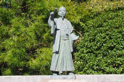 水戸藩第９代藩主・徳川斉昭の像
